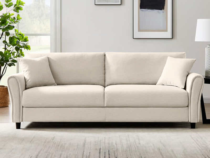 New Cozza Linen Sofa - Beige