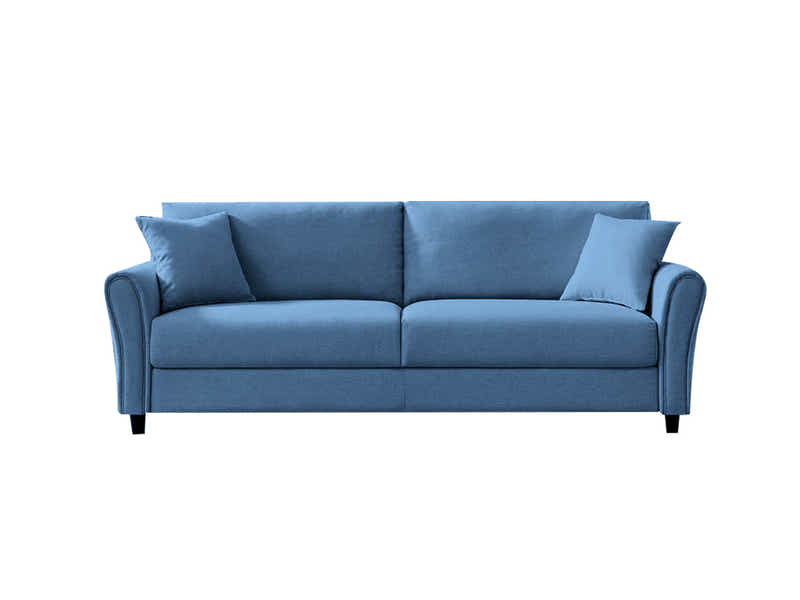 New Cozza Linen Sofa - Dark Navy