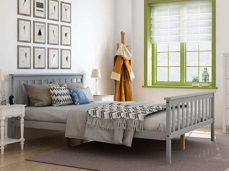 Hampshire Bed Frame Grey - Double