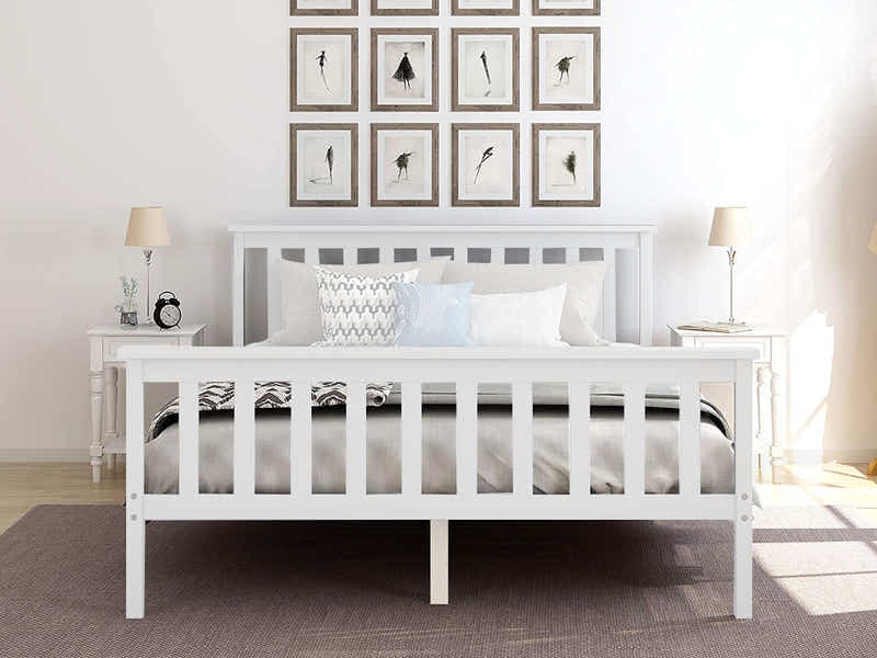 Hampshire Bed Frame White - Double