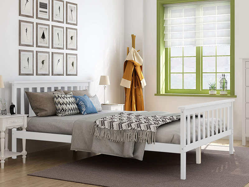 Hampshire Bed Frame White - Double