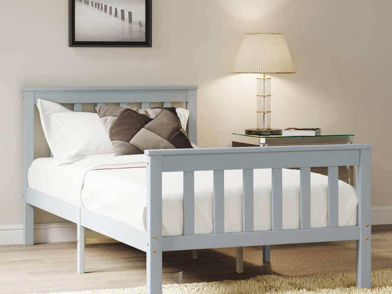 Hampshire Bed Frame Grey - Single