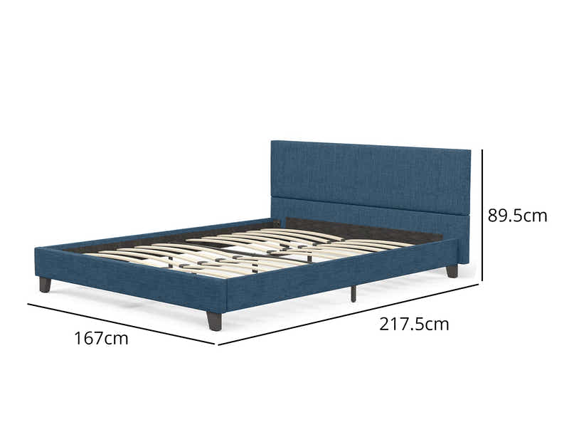 Banff Bed Frame Navy - Queen