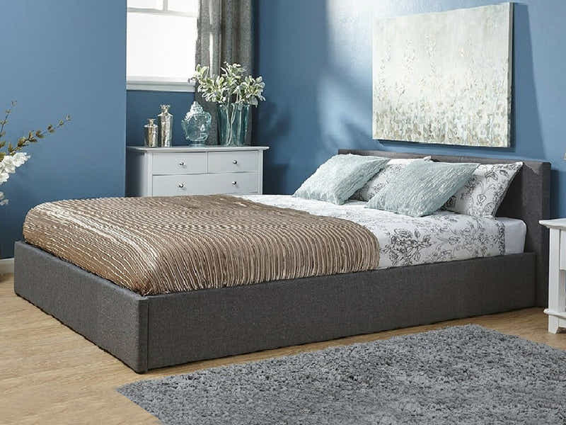 Bass Storage Bed Frame Grey - King