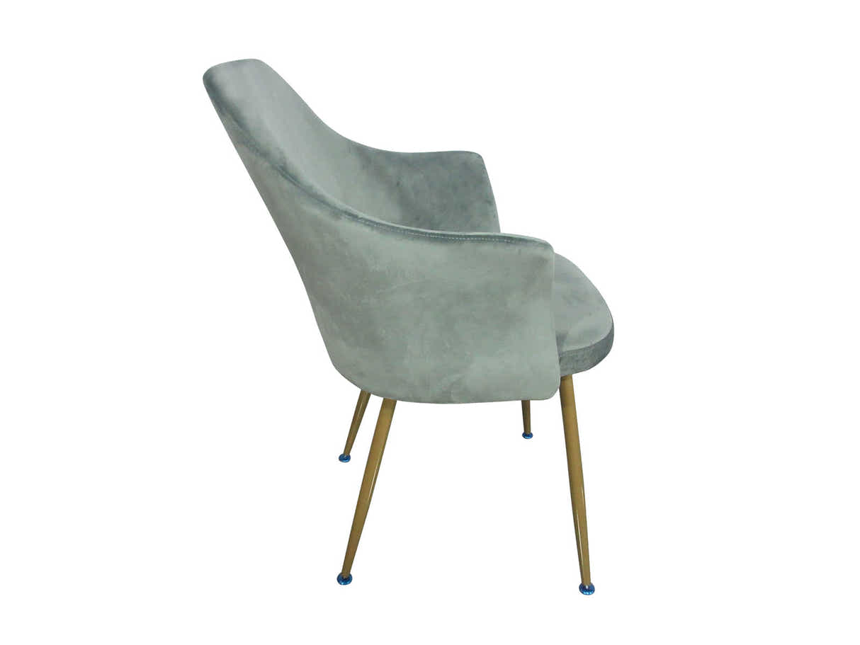 Ceilean Velvet Dining Chair Green - Set of 2