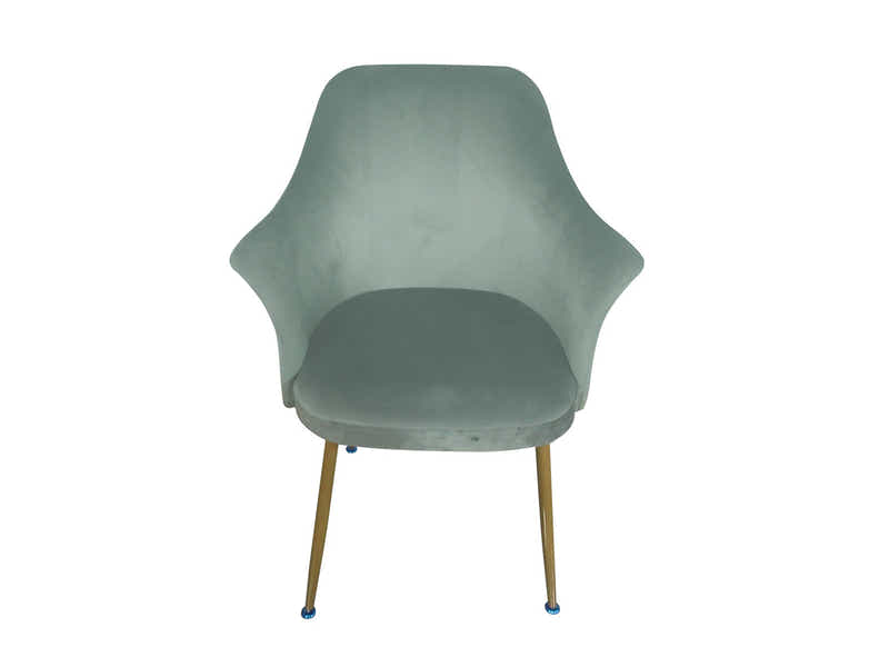 Ceilean Velvet Dining Chair Green - Set of 2
