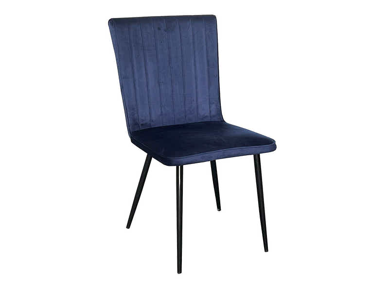 Elfrida Velvet Dining Chair Blue - Set of 2