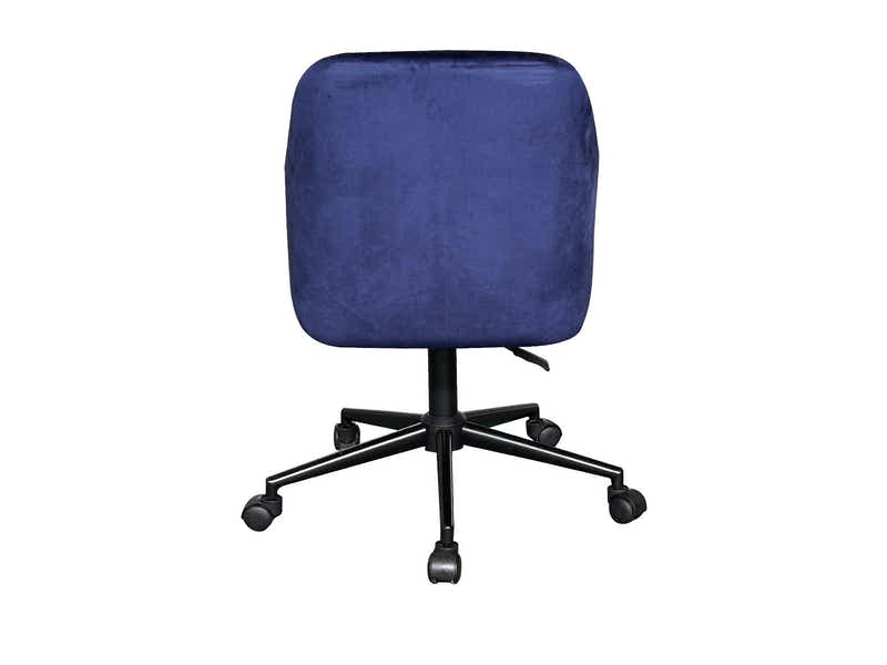 Lilac Office Chair Velvet Blue