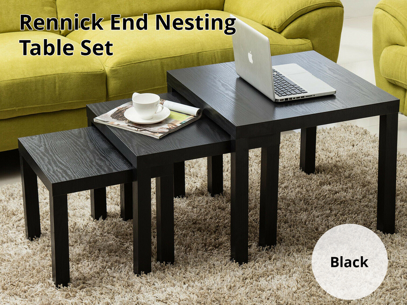 Rennick Nesting Table Set - Black