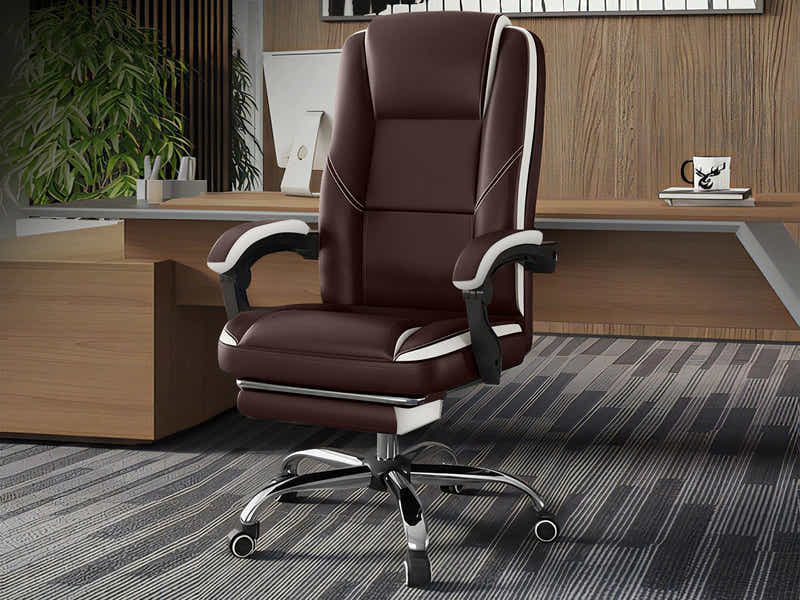 Siena Executive Office Chair PU Brown