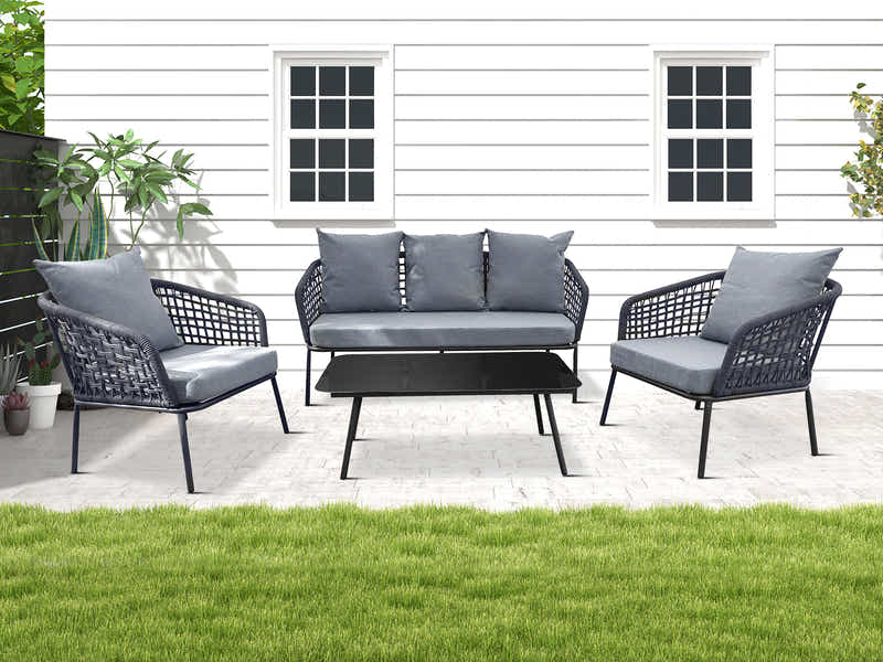 4pc Outdoor Sofa Set PE rattan