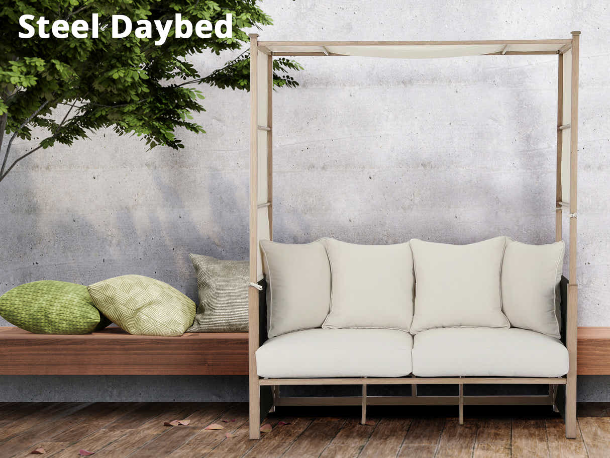 Steel Day Bed with Canopy