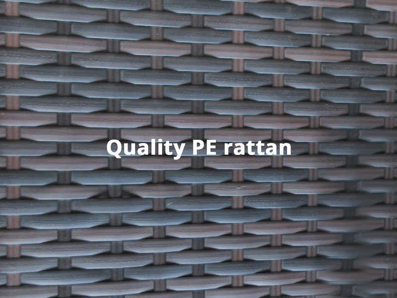 Hampton 4PC PE Rattan Outdoor Sofa Set