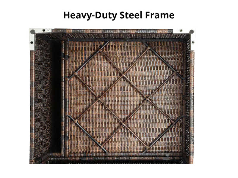 Caelan 5-Piece Outdoor Set - Brown + Beige