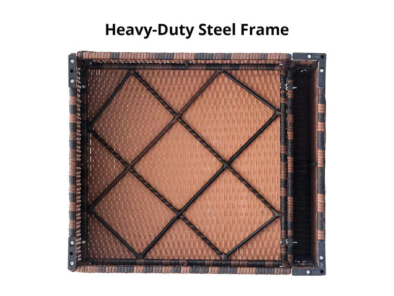 Caelan 7-Piece Outdoor Set - Brown + Beige