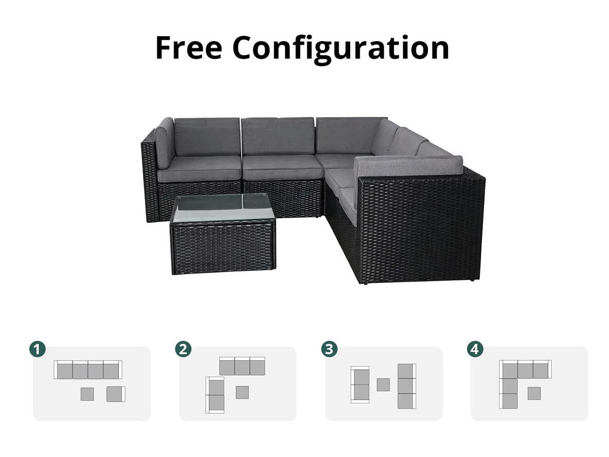 DS Avoca 6PC Patio Set