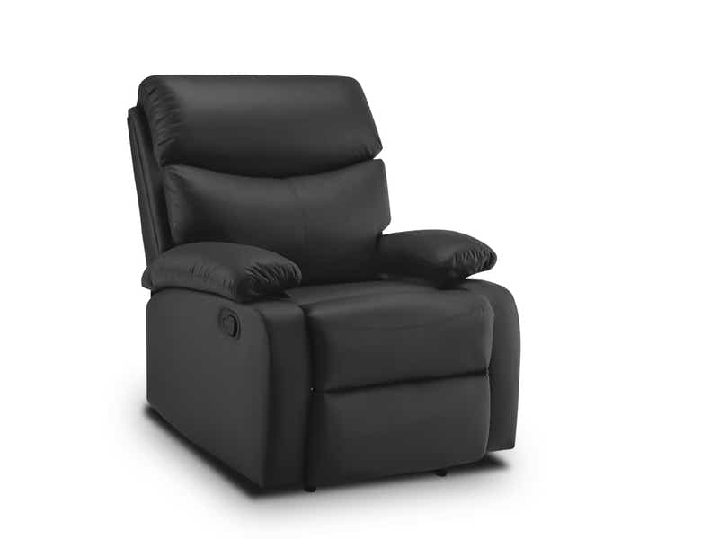 DS Giselle Recliner Chair PU Black