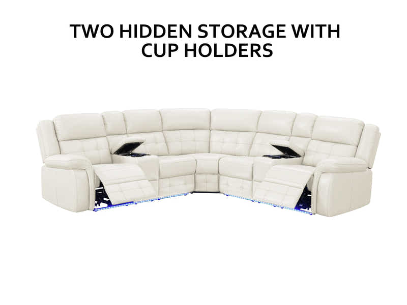 Yulexi Recliner PU Sofa Set