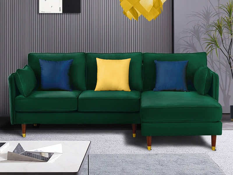 Celisha Velvet Sofa Set - Green
