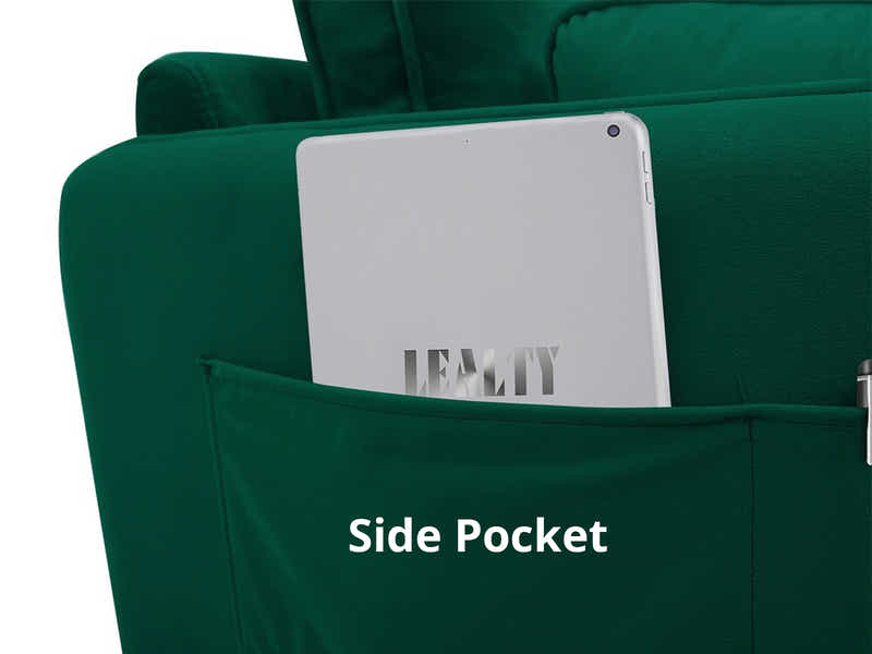 Celisha Velvet Sofa Set - Green