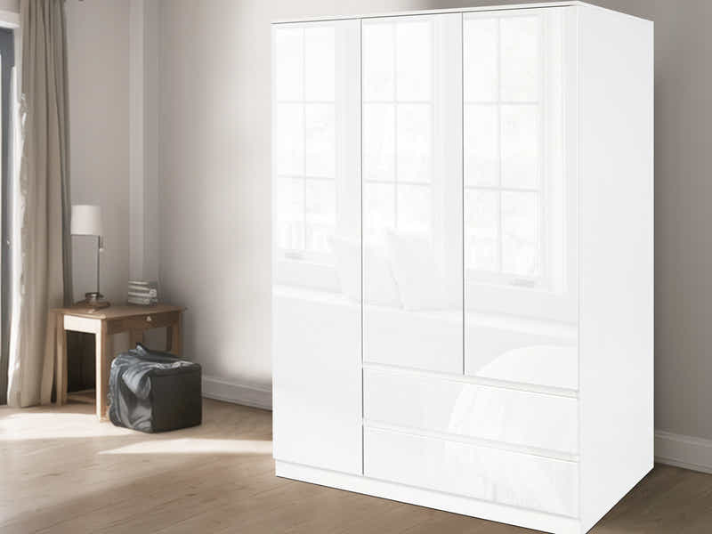 Serena Wardrobe L120 White