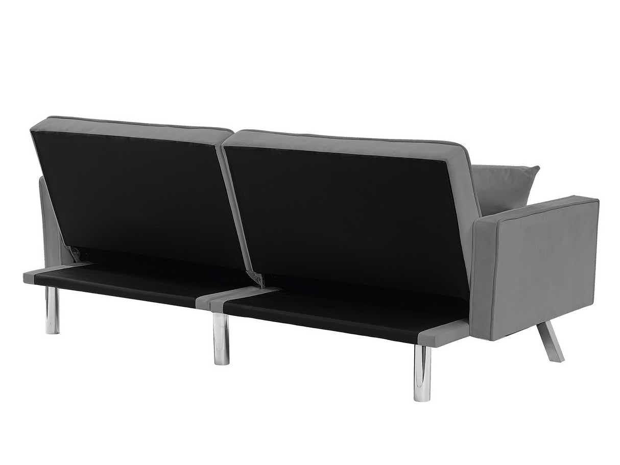 Legen Futon Sofa Bed Velvet Grey