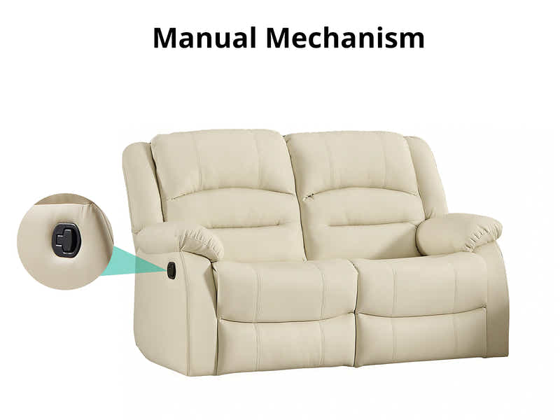 Porter Manual Recliner Sofa Set Beige