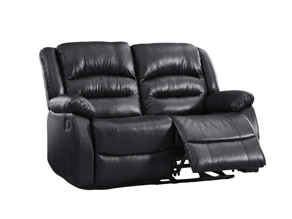 Porter Manual Recliner Sofa Set - Black