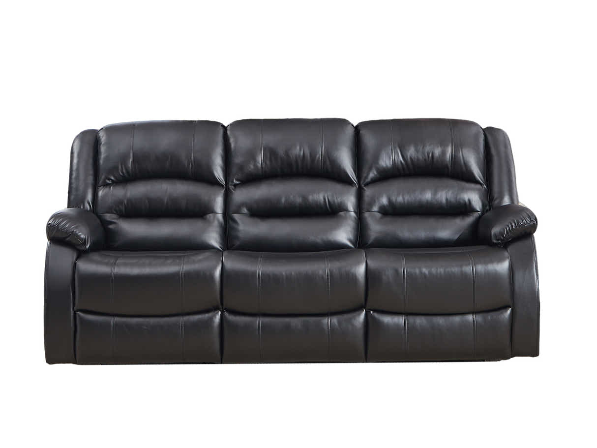 Porter Manual Recliner Sofa Set - Black