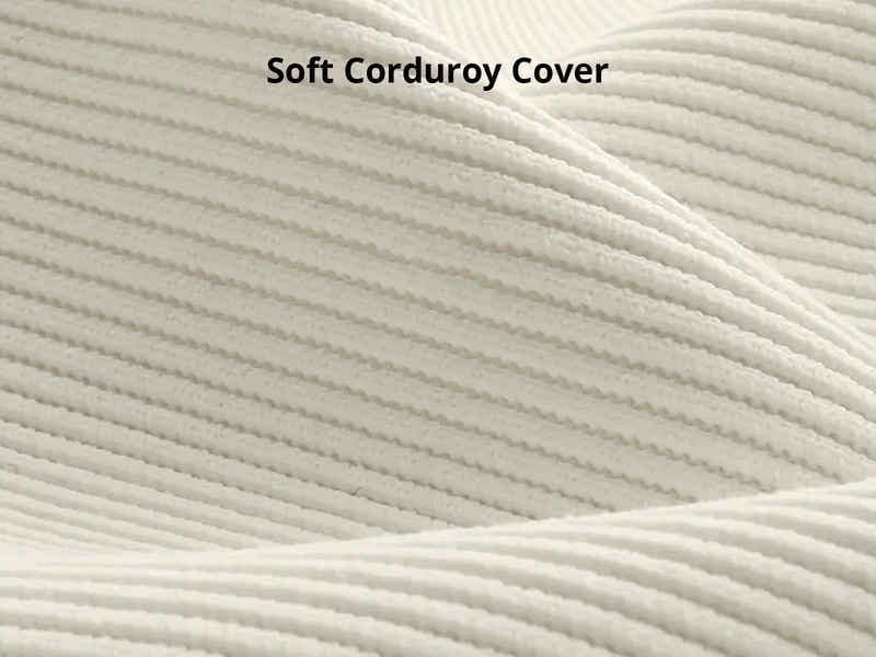 Lincole Corduroy 2-Piece Sofa Set - Beige