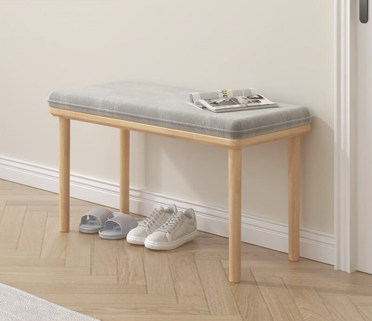 DS BS Shoe Rack Bench for Entryway-60CM