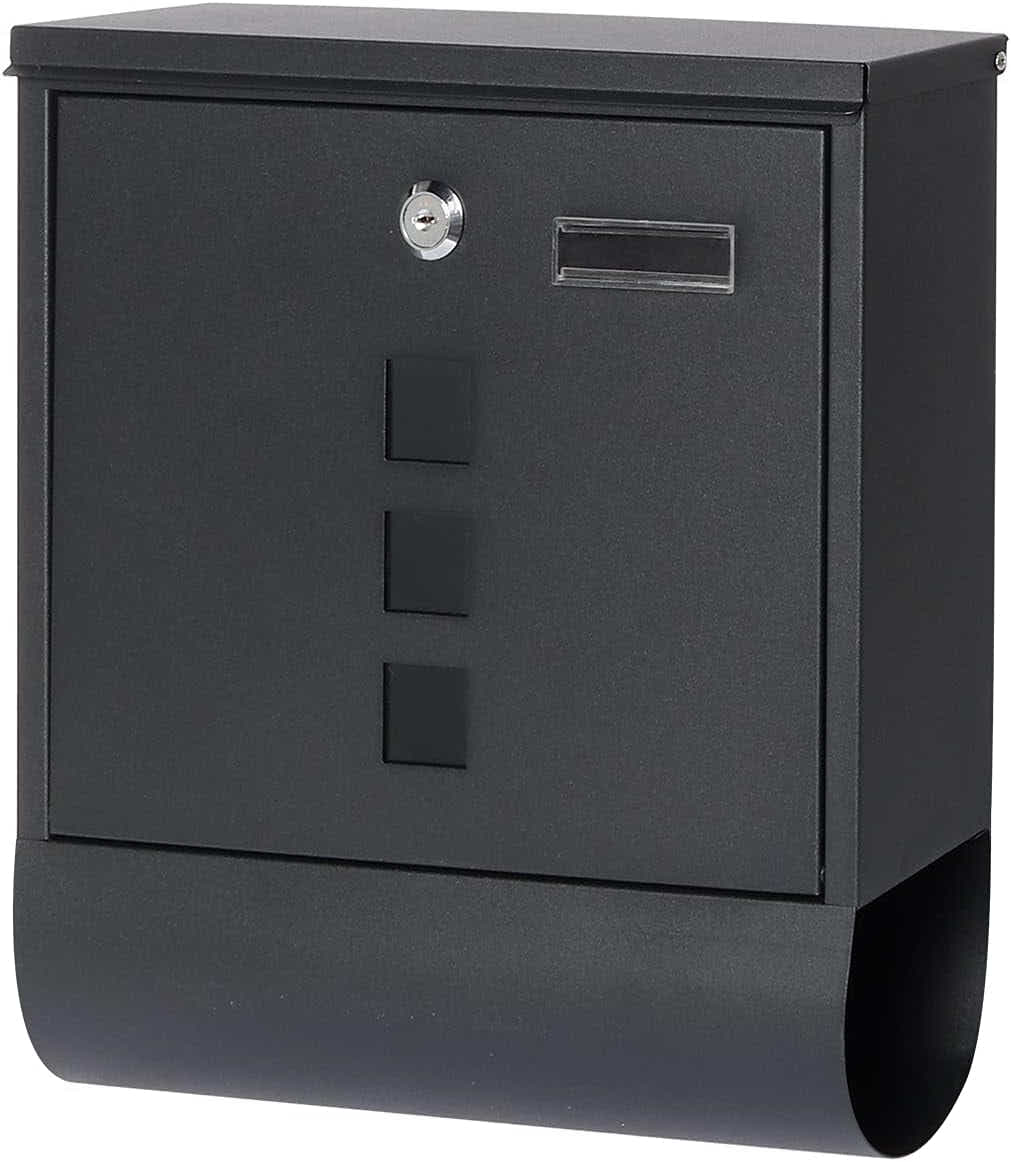 DS BS Mailboxes with Secure Key Lock and Newspaper Holder