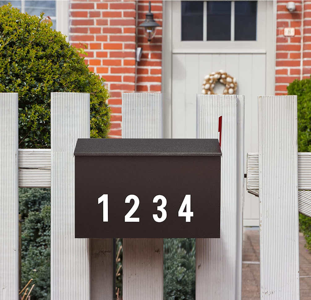 DS BS Mailbox with Flag Kit & Number Stickers