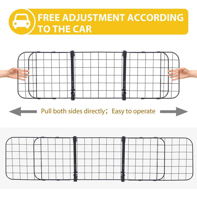DS BS Headrest Adjustable Mesh Dog Barrier