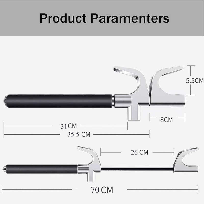 DS BS Anti-Theft Lock Device Adjustable Double Hook