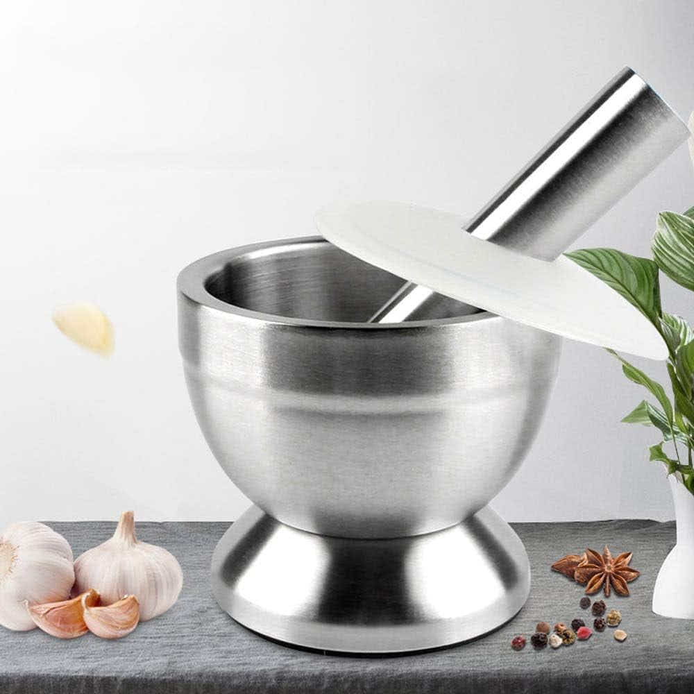 DS BS Stainless Steel Mortar and Pestle Spice Grinder