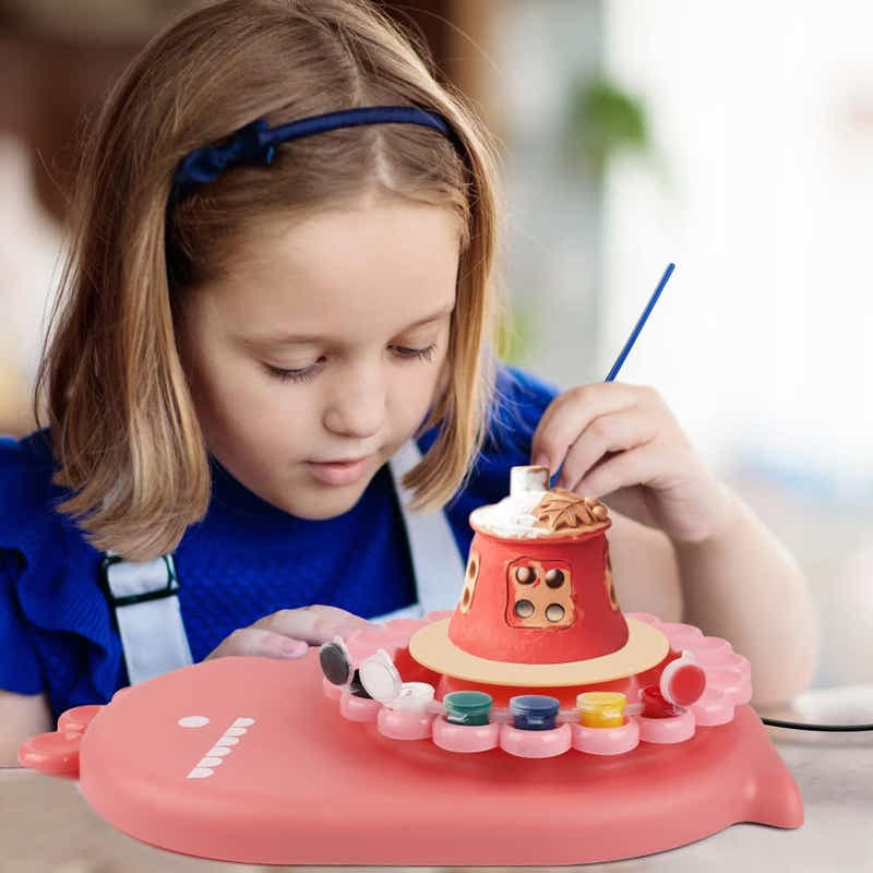 DS BS Kids Pottery Wheel Kit-Pink