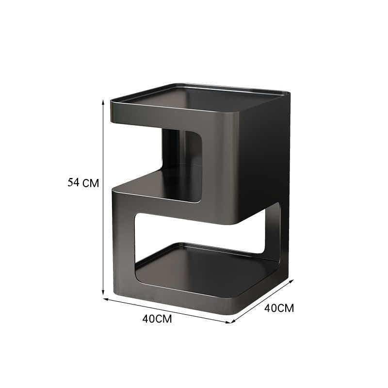 DS BS Modern Creative Design Bedside Table-Black