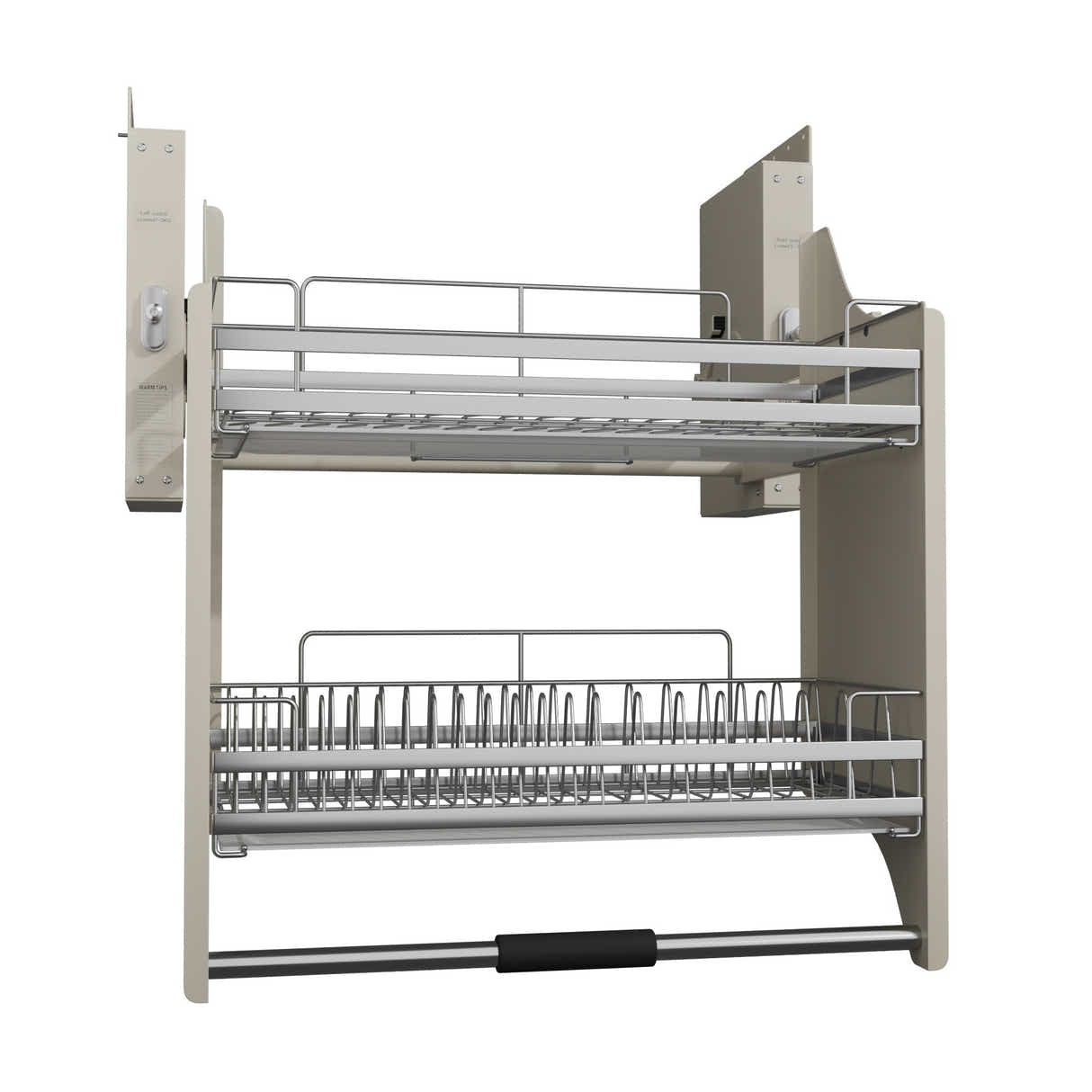 DS BS 2 Tier Pull-Out Cabinet Organizer Drop Down-900MM