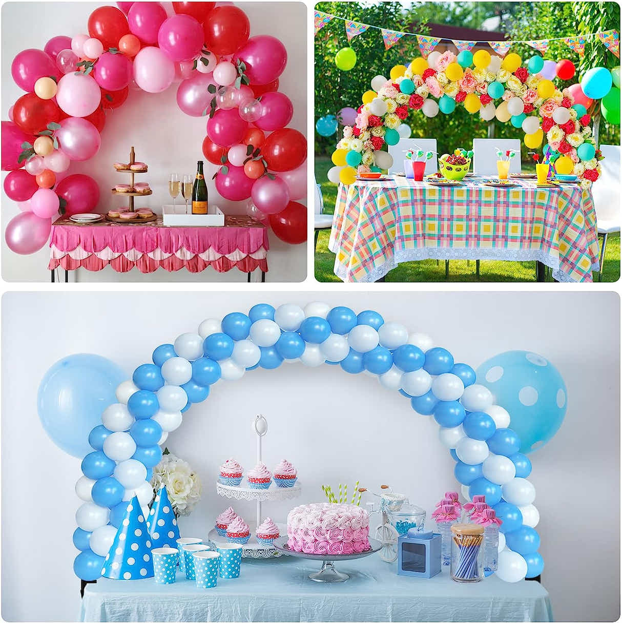 DS BS Adjustable Table Balloon Arch Holder Kit