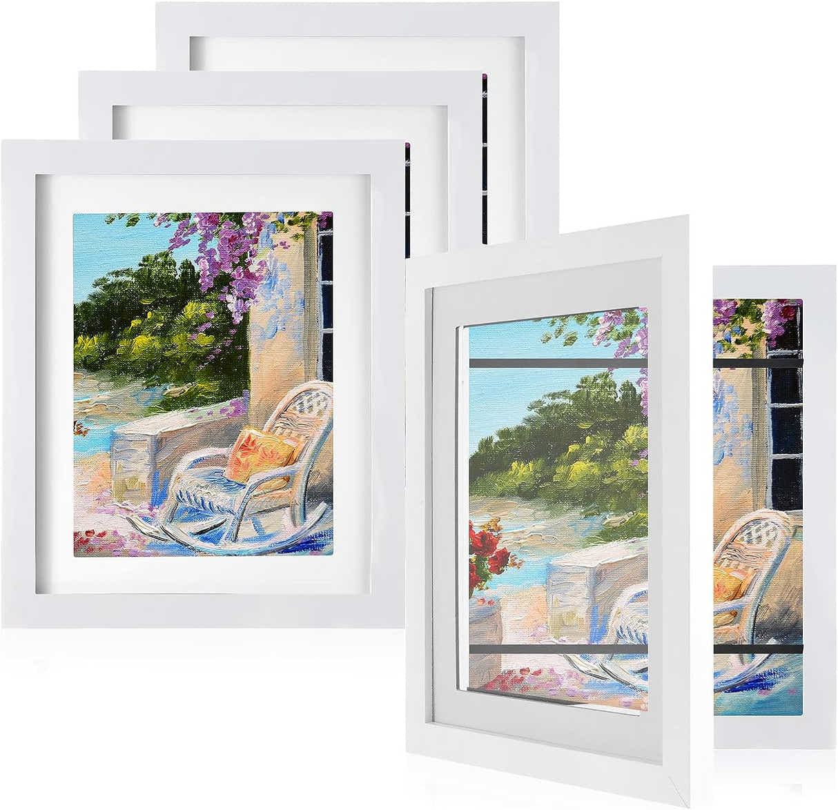 DS BS Kids Artwork Picture Frame 34x25CM-White