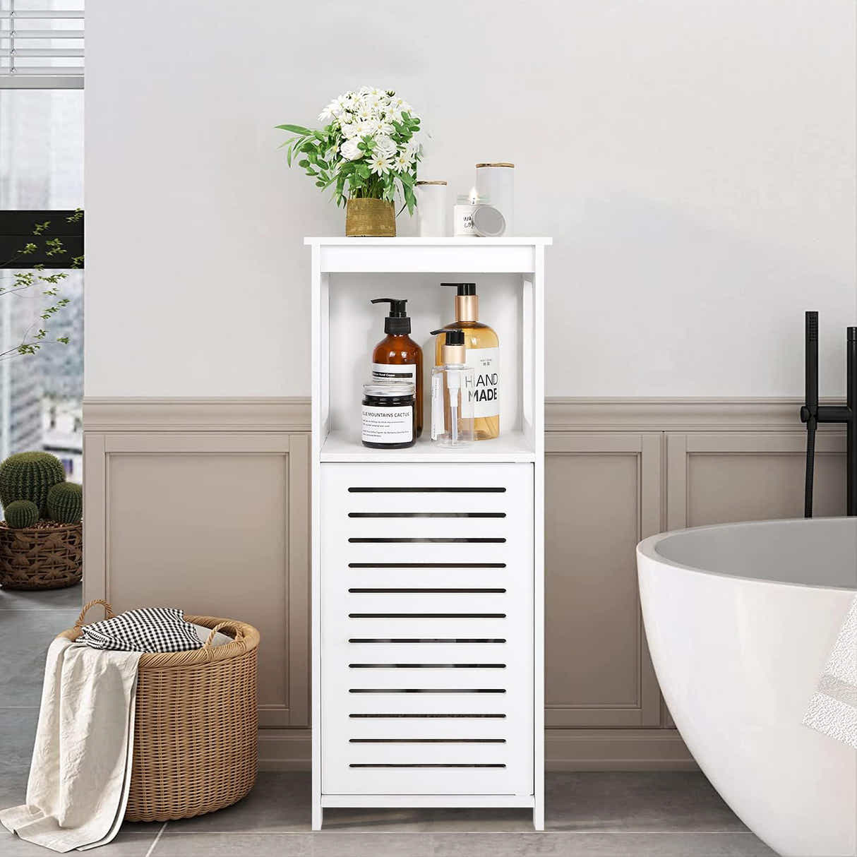 DS BS FreeStanding Bathroom Storage Cabinet