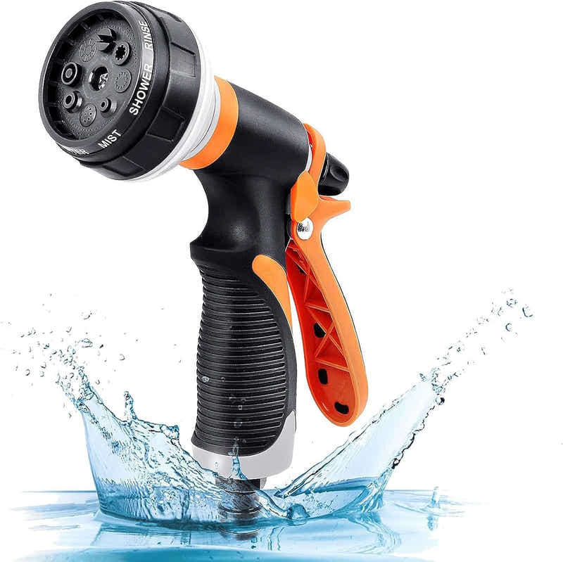 DS BS Water Spray Nozzle with 8 Adjustable Watering Patterns