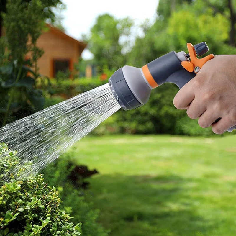 DS BS Water Spray Nozzle with 8 Adjustable Watering Patterns