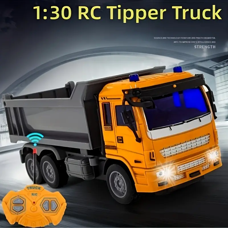 DS BS RC 4-Channel Dump Truck Toy