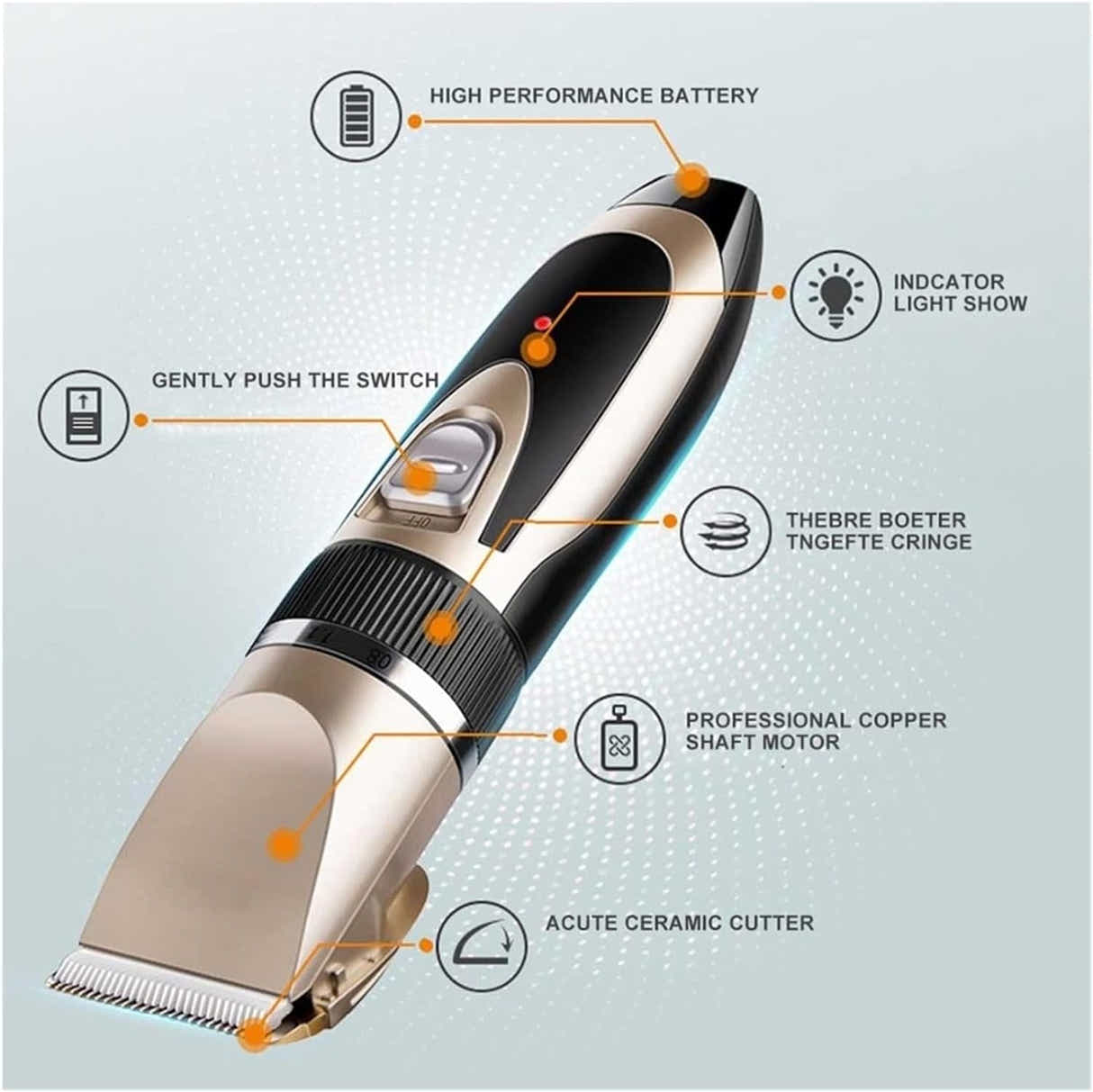 DS BS Cordless Dog Clippers Grooming Kit