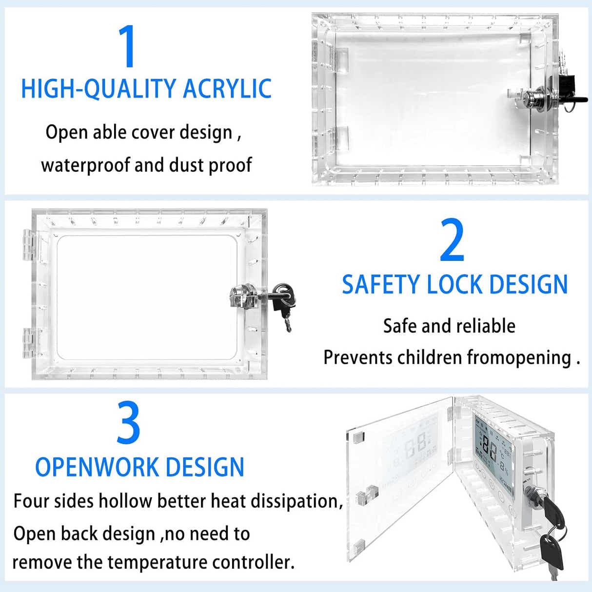DS BS Thermostat Lock Box with Key