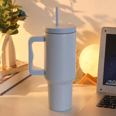 DS BS 1200ML Tumbler with Handle Fit Car Cup Holders - Black