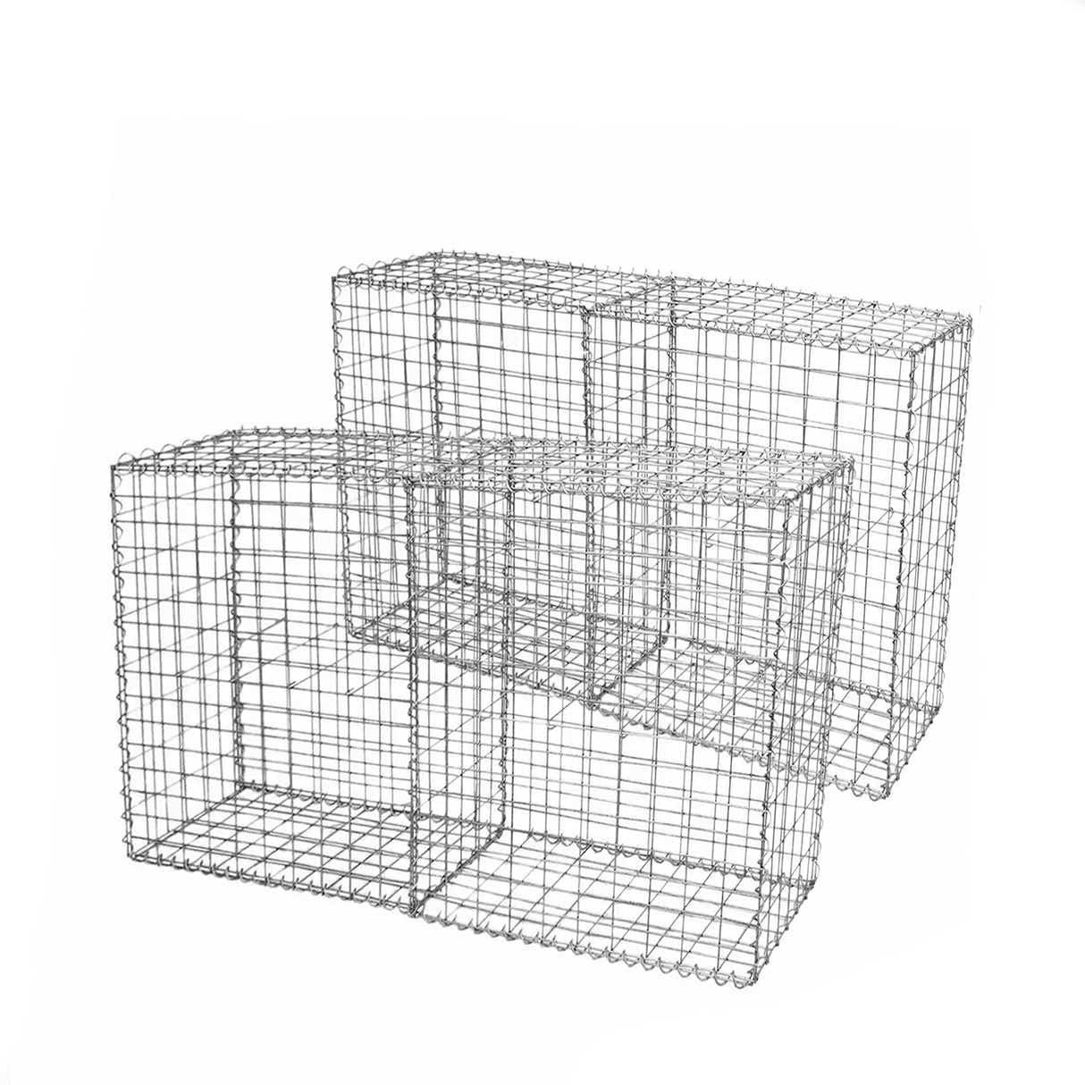 DS BS Gabion Baskets Garden Mesh Cages Wire Stone 100X50X100CM