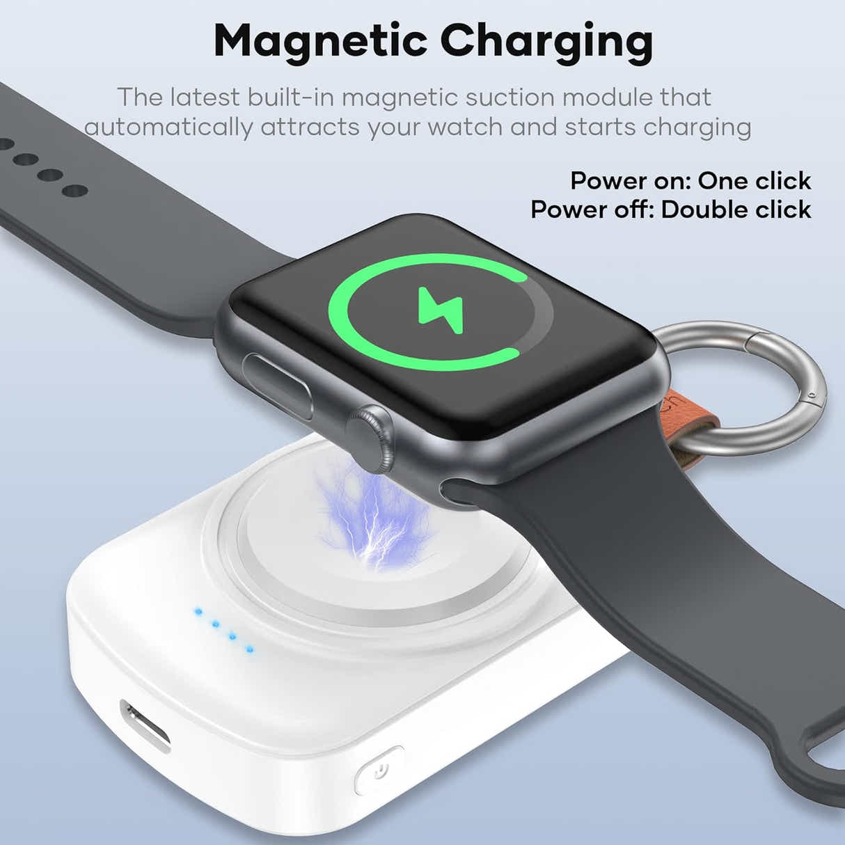 DS BS Ultra-Compact Portable Charger for Apple Watch